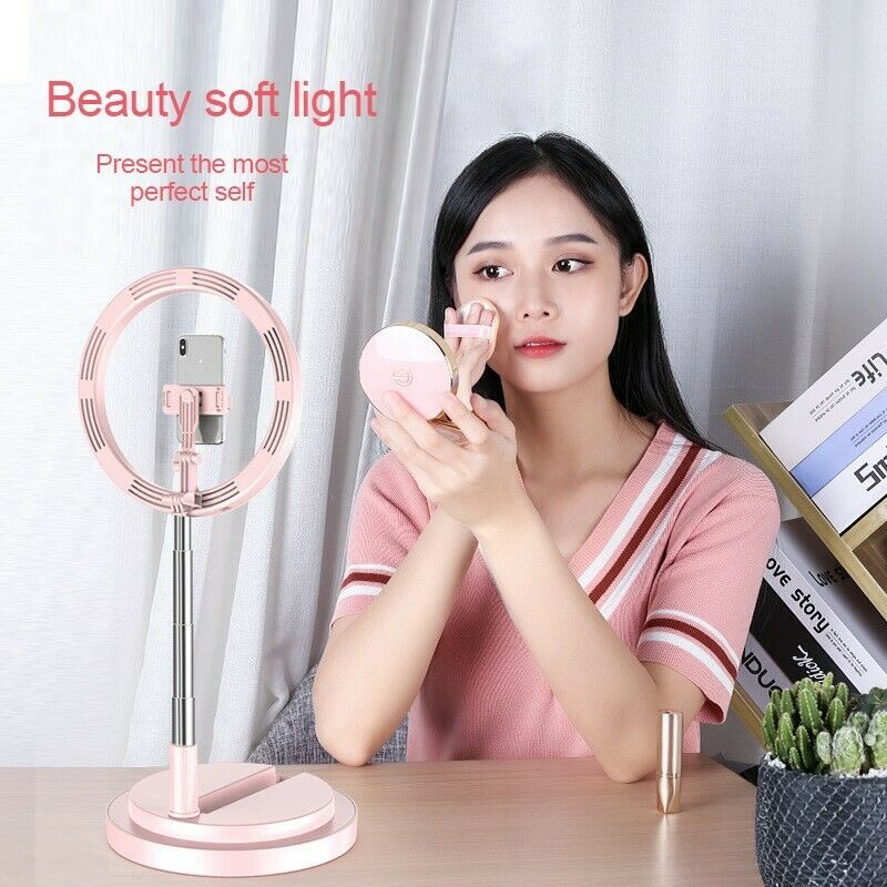 Ring Fill Light with Stand Phone Holder For Vlog Makeup Photographer StudioPremium Quality -white Ring Fill Light with Stand Phone Holder For Vlog Makeup Photographer StudioPremium Quality -white